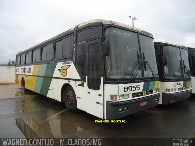 Empresa Gontijo de Transportes 8955 na cidade de Montes Claros, Minas Gerais, Brasil, por Wagner Gontijo Várzea da Palma-mg. ID da foto: 720955.