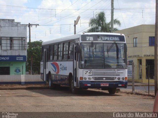 Transporte Coletivo Nossa Senhora de Fátima 79 na cidade de Cruz Alta, Rio Grande do Sul, Brasil, por Eduardo Machado. Número da foto: #720320.