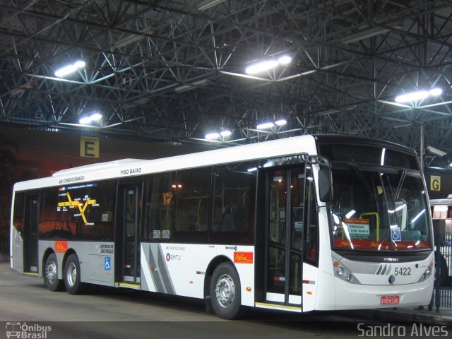 Metra - Sistema Metropolitano de Transporte 5422 na cidade de Santo André, São Paulo, Brasil, por Sandro Alves. Número da foto: #721609.