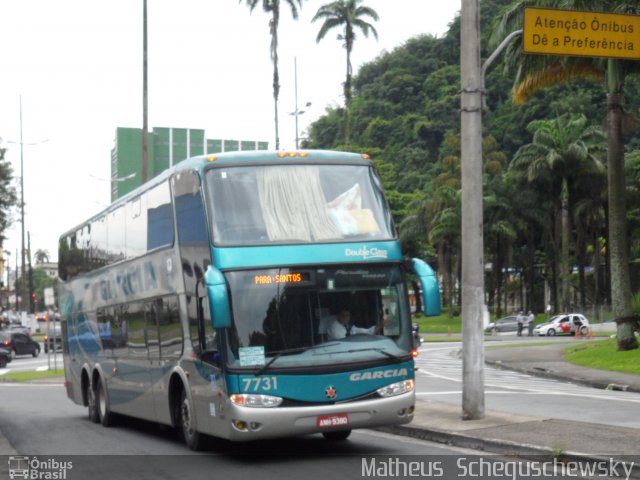 Viação Garcia 7731 na cidade de Santos, São Paulo, Brasil, por Matheus  Scheguschewsky. Número da foto: #722418.