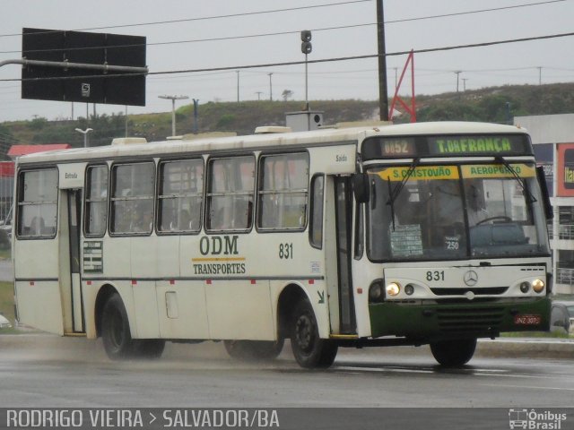 ODM Transportes 831 na cidade de Salvador, Bahia, Brasil, por Rodrigo Vieira. ID da foto: 721884.