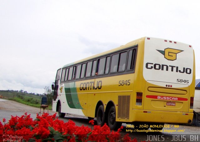 Empresa Gontijo de Transportes 5845 na cidade de João Monlevade, Minas Gerais, Brasil, por Jones Bh. Número da foto: #721596.