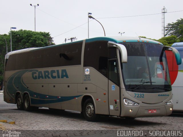 Viação Garcia 7232 na cidade de São Paulo, São Paulo, Brasil, por EDUARDO - SOROCABUS. ID da foto: 721522.