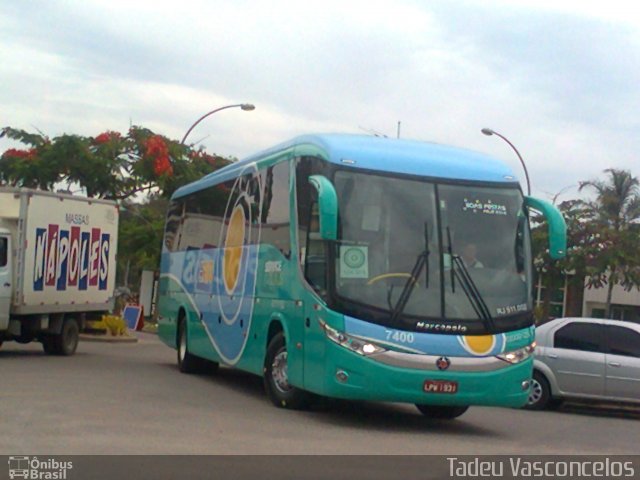 Doce Rio Fretamento e Turismo 7400 na cidade de Rio de Janeiro, Rio de Janeiro, Brasil, por Tadeu Vasconcelos. Número da foto: #721415.