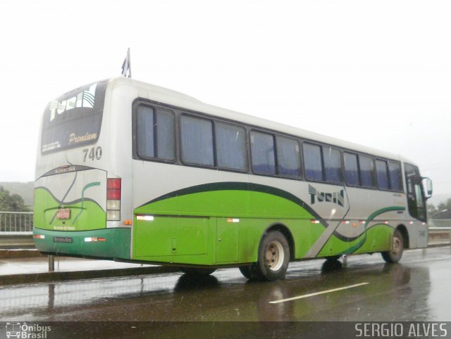 Turin Transportes 740 na cidade de Belo Horizonte, Minas Gerais, Brasil, por Sergio Alves. Número da foto: #722132.