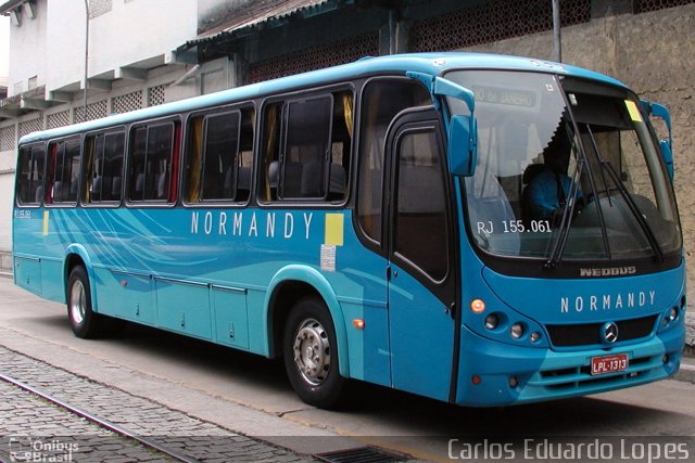Viação Normandy do Triângulo RJ 155.061 na cidade de Rio de Janeiro, Rio de Janeiro, Brasil, por Carlos Eduardo Lopes. Número da foto: #721165.