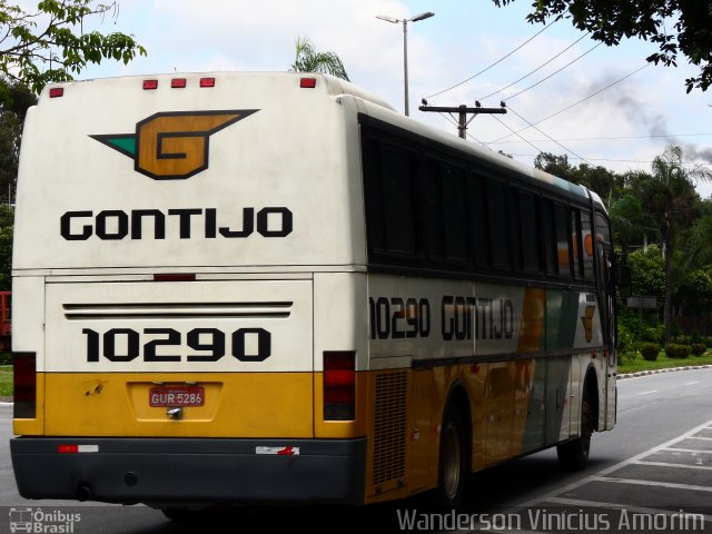 Empresa Gontijo de Transportes 10290 na cidade de Ipatinga, Minas Gerais, Brasil, por Wanderson Vinícius Amorim. Número da foto: #724230.