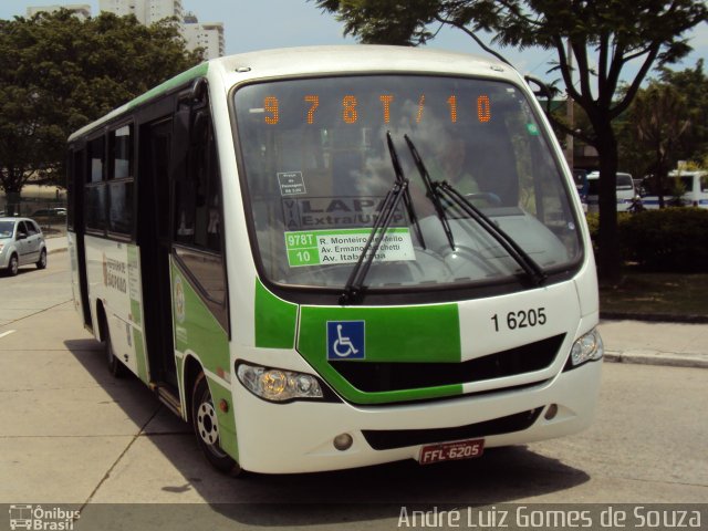 Transcooper > Norte Buss 1 6205 na cidade de São Paulo, São Paulo, Brasil, por André Luiz Gomes de Souza. Número da foto: #724509.
