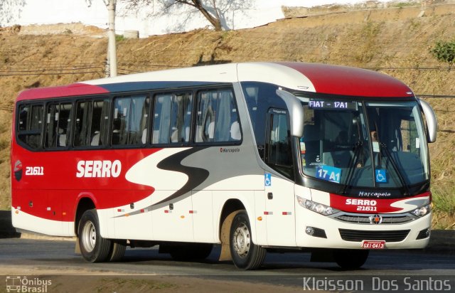 Viação Serro 21611 na cidade de Betim, Minas Gerais, Brasil, por Kleisson  dos Santos. Número da foto: #724336.