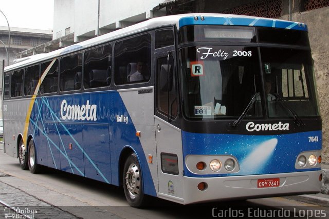Viação Cometa 7641 na cidade de Rio de Janeiro, Rio de Janeiro, Brasil, por Carlos Eduardo Lopes. Número da foto: #723021.