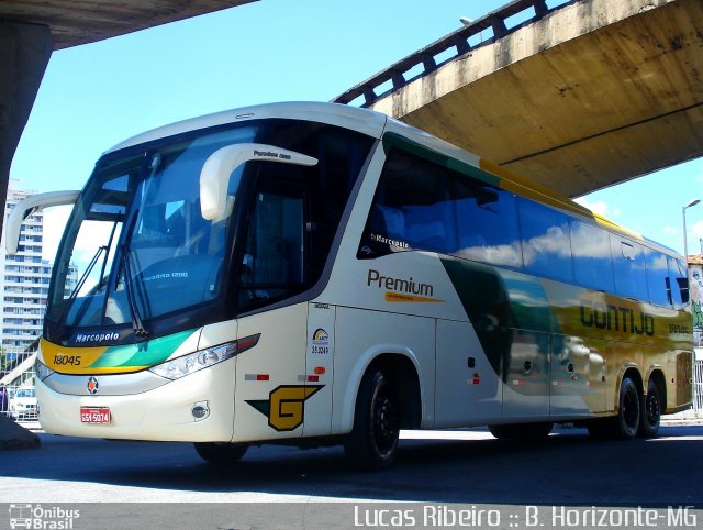 Empresa Gontijo de Transportes 18045 na cidade de Belo Horizonte, Minas Gerais, Brasil, por Lucas  Ribeiro. ID da foto: 725669.