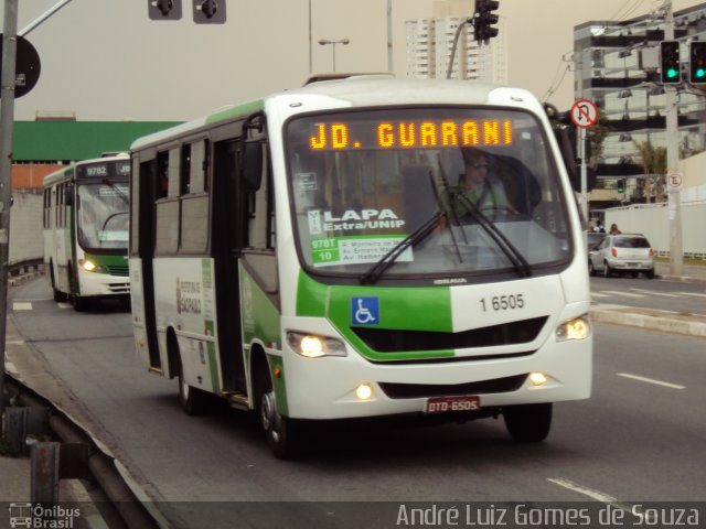 Transcooper > Norte Buss 1 6505 na cidade de São Paulo, São Paulo, Brasil, por André Luiz Gomes de Souza. Número da foto: #726080.