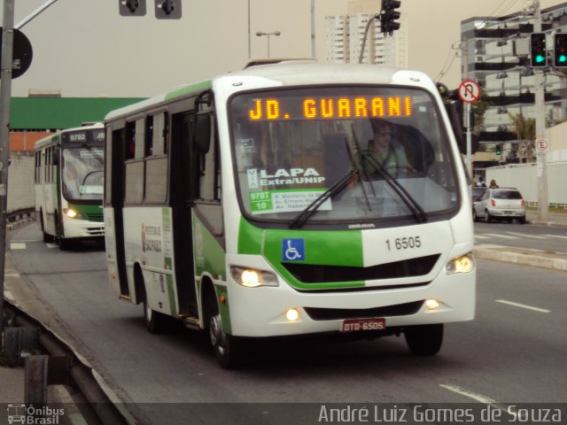 Transcooper > Norte Buss 1 6505 na cidade de São Paulo, São Paulo, Brasil, por André Luiz Gomes de Souza. ID da foto: 726080.