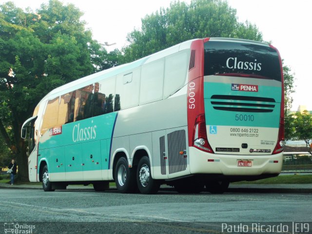 Empresa de Ônibus Nossa Senhora da Penha 50010 na cidade de Curitiba, Paraná, Brasil, por Paulo Ricardo. Número da foto: #726345.