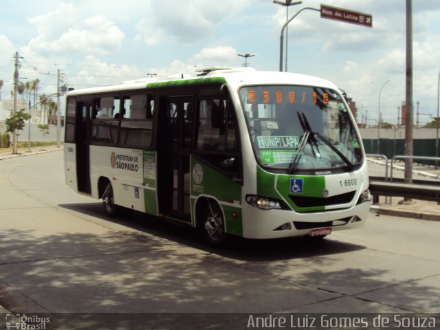 Transcooper > Norte Buss 1 6608 na cidade de São Paulo, São Paulo, Brasil, por André Luiz Gomes de Souza. ID da foto: 725880.