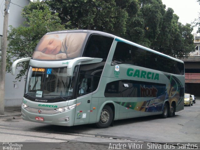 Viação Garcia 7267 na cidade de Rio de Janeiro, Rio de Janeiro, Brasil, por André Vitor  Silva dos Santos. Número da foto: #728192.