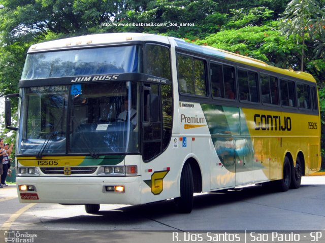 Empresa Gontijo de Transportes 15505 na cidade de São Paulo, São Paulo, Brasil, por Rafael Santos. ID da foto: 727368.