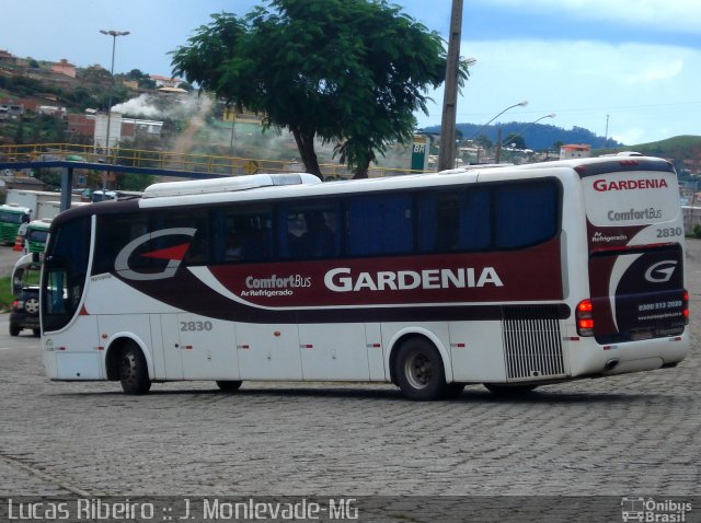 Expresso Gardenia 2830 na cidade de João Monlevade, Minas Gerais, Brasil, por Lucas  Ribeiro. ID da foto: 727400.