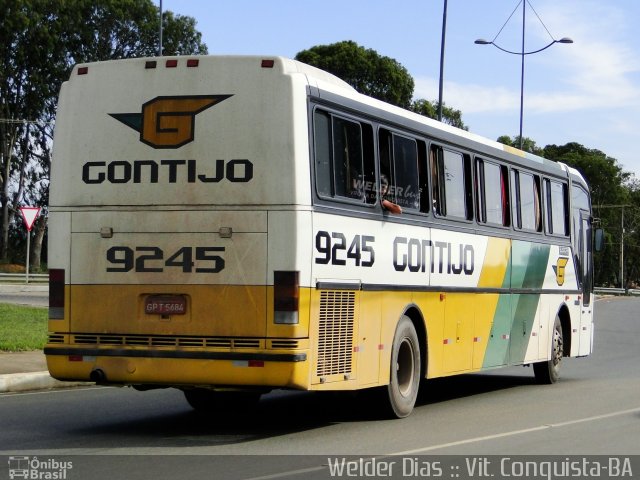 Empresa Gontijo de Transportes 9245 na cidade de Vitória da Conquista, Bahia, Brasil, por Welder Dias. ID da foto: 728744.