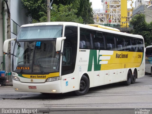 Viação Nacional 12960 na cidade de Rio de Janeiro, Rio de Janeiro, Brasil, por Rodrigo Miguel. Número da foto: #729270.