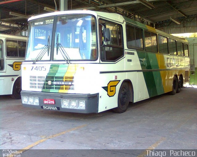 Empresa Gontijo de Transportes 7405 na cidade de Belo Horizonte, Minas Gerais, Brasil, por Thiago  Pacheco. Número da foto: #729197.