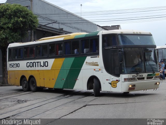 Empresa Gontijo de Transportes 15230 na cidade de Rio de Janeiro, Rio de Janeiro, Brasil, por Rodrigo Miguel. ID da foto: 729248.