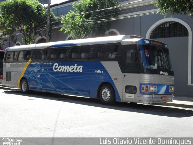 Viação Cometa 7398 na cidade de Rio de Janeiro, Rio de Janeiro, Brasil, por Luis Otávio Vicente Domingues. ID da foto: 730446.