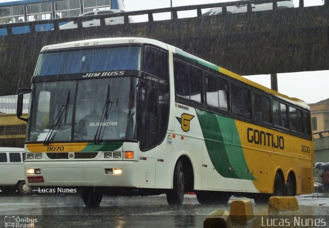 Empresa Gontijo de Transportes 11070 na cidade de Belo Horizonte, Minas Gerais, Brasil, por Lucas Nunes. ID da foto: 730191.