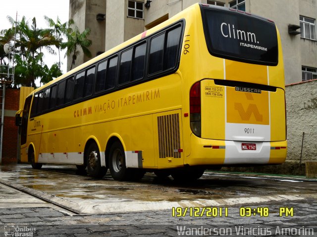 Viação Itapemirim 9011 na cidade de Ipatinga, Minas Gerais, Brasil, por Wanderson Vinícius Amorim. ID da foto: 730197.