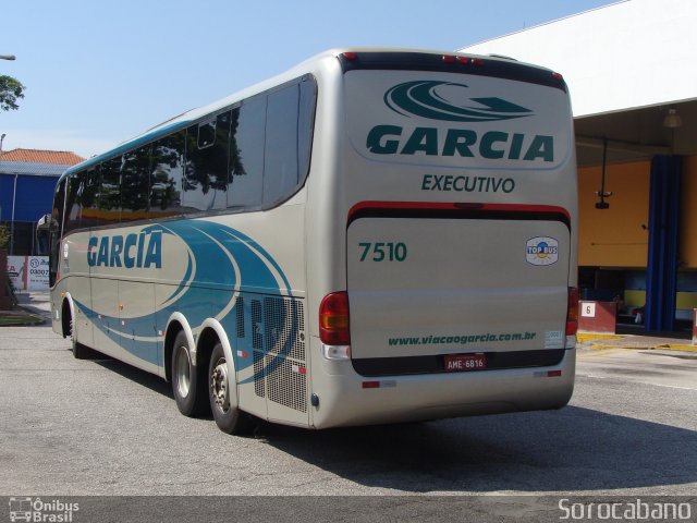 Viação Garcia 7510 na cidade de Sorocaba, São Paulo, Brasil, por Elias  Junior. ID da foto: 729113.