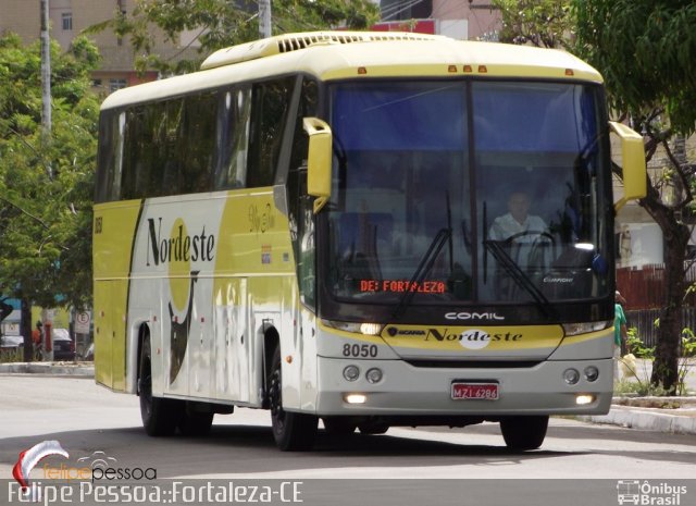 Viação Nordeste 8050 na cidade de Fortaleza, Ceará, Brasil, por Felipe Pessoa de Albuquerque. Número da foto: #729656.