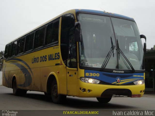 Viação Lírio dos Vales 8300 na cidade de Colatina, Espírito Santo, Brasil, por Ivan Caldeira Moc. Número da foto: #696585.