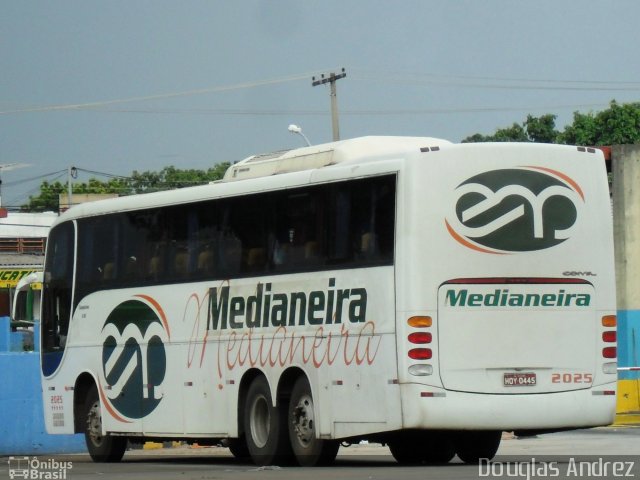 Viação Nossa Senhora de Medianeira 2025 na cidade de Goiânia, Goiás, Brasil, por Douglas Andrez. ID da foto: 696685.