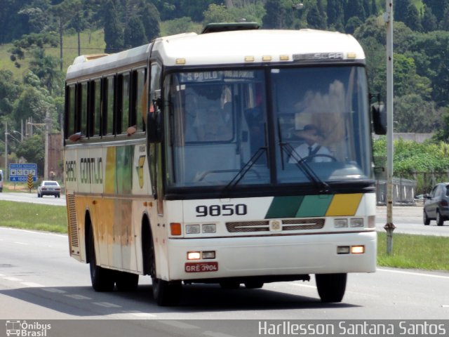 Empresa Gontijo de Transportes 9850 na cidade de Atibaia, São Paulo, Brasil, por Harllesson Santana Santos. ID da foto: 732282.