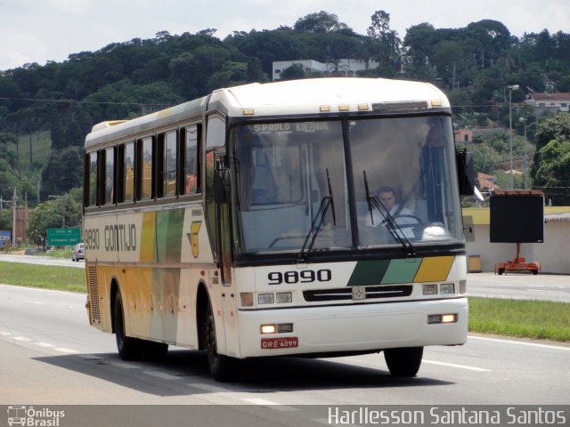 Empresa Gontijo de Transportes 9890 na cidade de Atibaia, São Paulo, Brasil, por Harllesson Santana Santos. Número da foto: #732268.