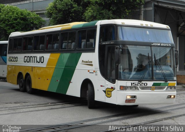 Empresa Gontijo de Transportes 15220 na cidade de Rio de Janeiro, Rio de Janeiro, Brasil, por Alexandre Pereira da Silva. ID da foto: 734171.