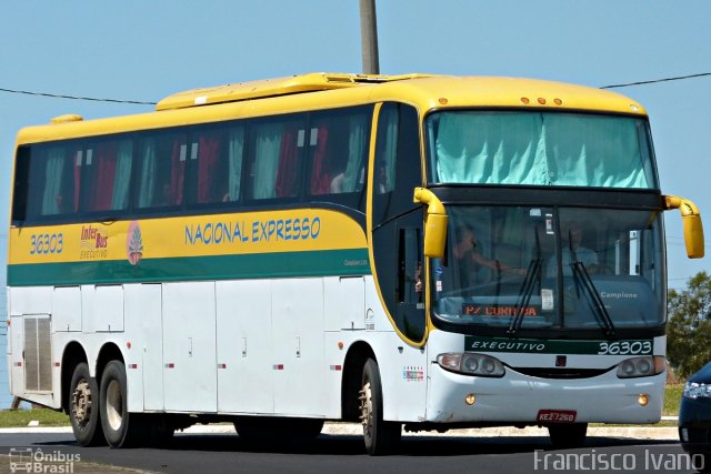 Nacional Expresso 36303 na cidade de Marília, São Paulo, Brasil, por Francisco Ivano. Número da foto: #733526.