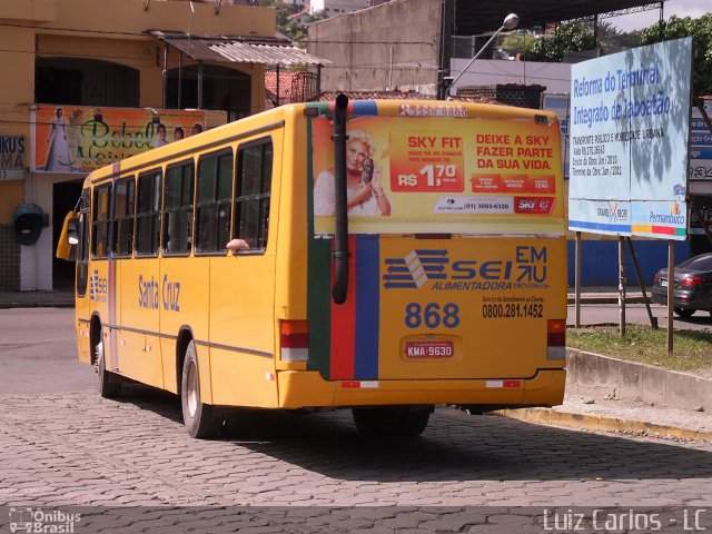 Auto Viação Santa Cruz 868 na cidade de Jaboatão dos Guararapes, Pernambuco, Brasil, por Luiz Carlos de Santana. Número da foto: #732855.