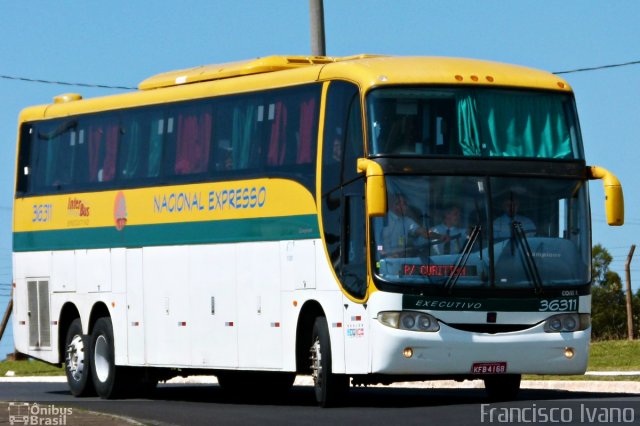 Nacional Expresso 36311 na cidade de Marília, São Paulo, Brasil, por Francisco Ivano. Número da foto: #733527.