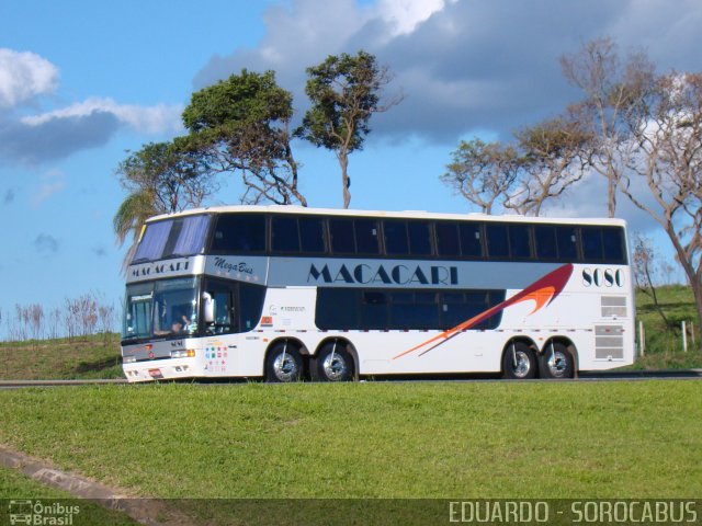 Auto Ônibus Macacari 8080 na cidade de Pardinho, São Paulo, Brasil, por EDUARDO - SOROCABUS. Número da foto: #735696.