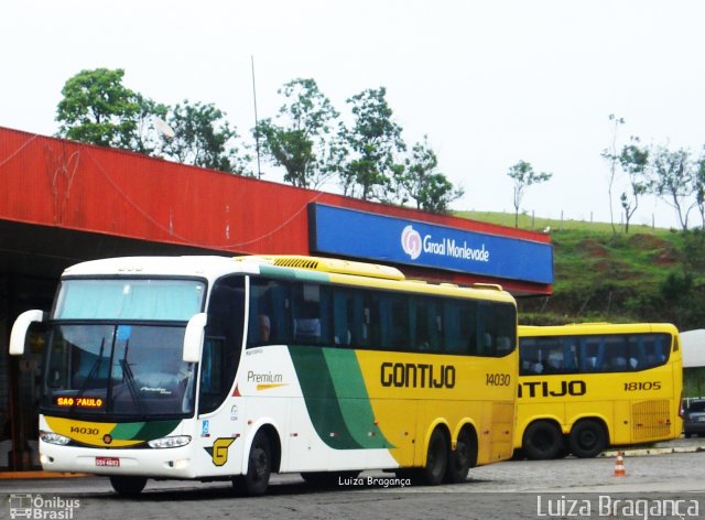 Empresa Gontijo de Transportes 14030 na cidade de João Monlevade, Minas Gerais, Brasil, por Luiza Bragança. Número da foto: #734952.
