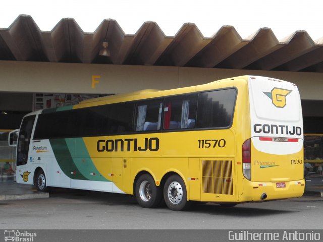 Empresa Gontijo de Transportes 11570 na cidade de Araxá, Minas Gerais, Brasil, por Guilherme Antonio. Número da foto: #734932.