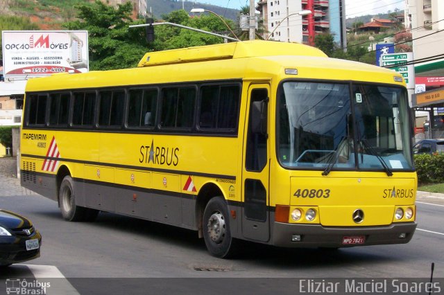 Viação Itapemirim 40803 na cidade de Cachoeiro de Itapemirim, Espírito Santo, Brasil, por Eliziar Maciel Soares. ID da foto: 738293.