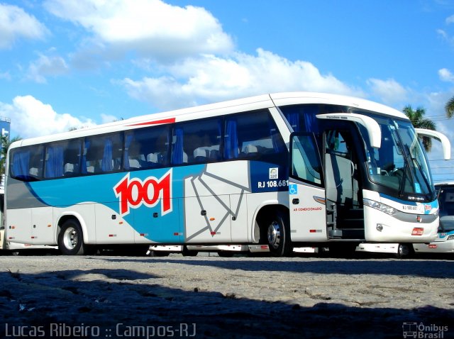 Auto Viação 1001 RJ 108.681 na cidade de Campos dos Goytacazes, Rio de Janeiro, Brasil, por Lucas  Ribeiro. ID da foto: 737521.