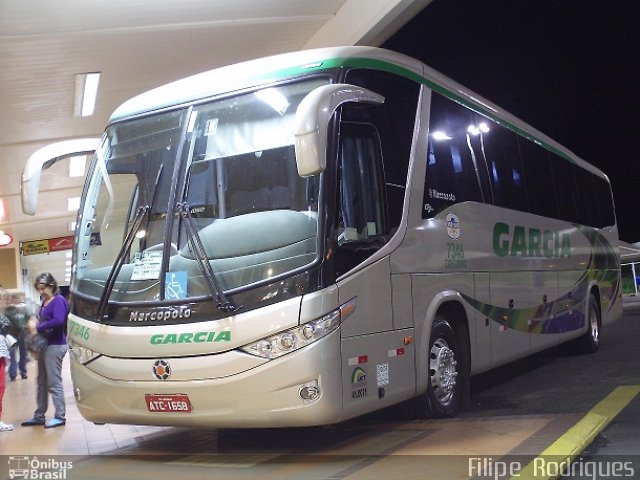 Viação Garcia 7346 na cidade de Pardinho, São Paulo, Brasil, por Filipe  Rodrigues. Número da foto: #736908.