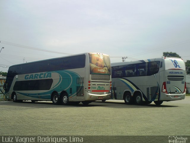 Viação Garcia 7000 na cidade de São José dos Campos, São Paulo, Brasil, por Luiz Vagner Rodrigues Lima. Número da foto: #737338.