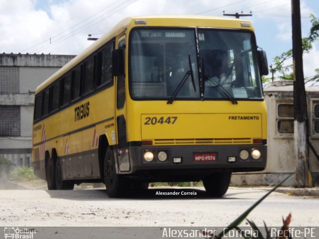 Viação Itapemirim 20447 na cidade de Recife, Pernambuco, Brasil, por Alexsander Correia . ID da foto: 737749.