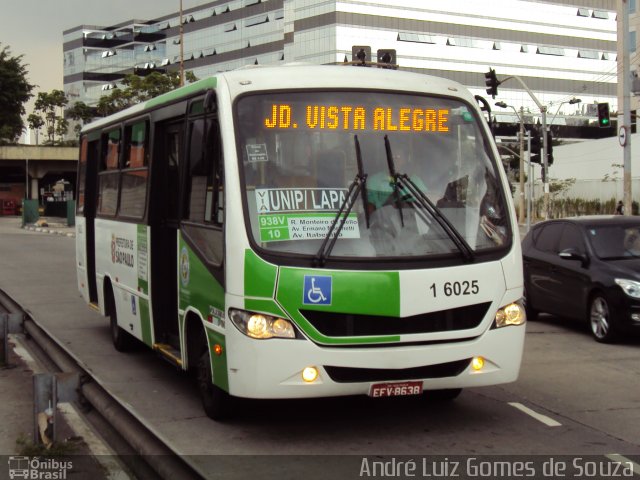 Transcooper > Norte Buss 1 6025 na cidade de São Paulo, São Paulo, Brasil, por André Luiz Gomes de Souza. ID da foto: 738129.