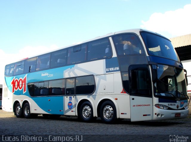 Auto Viação 1001 RJ 108.616 na cidade de Campos dos Goytacazes, Rio de Janeiro, Brasil, por Lucas  Ribeiro. ID da foto: 737757.