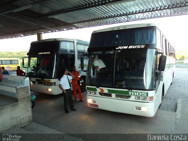 Cia. São Geraldo de Viação 11105 na cidade de Salgueiro, Pernambuco, Brasil, por Daniela Costa. ID da foto: 736403.